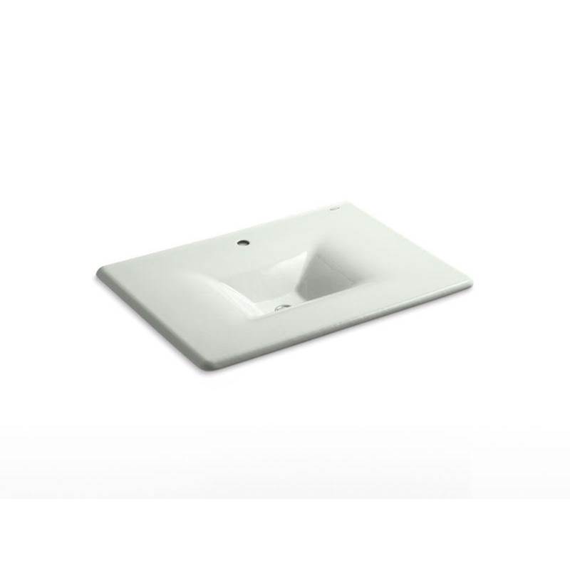 Iron/Impressions® 31'' Enameled cast iron vanity top with integrated rectangular -shop