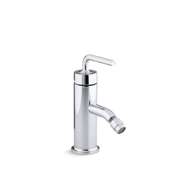 Purist® Horizontal swivel spray aerator bidet faucet with straight lever handle-shop