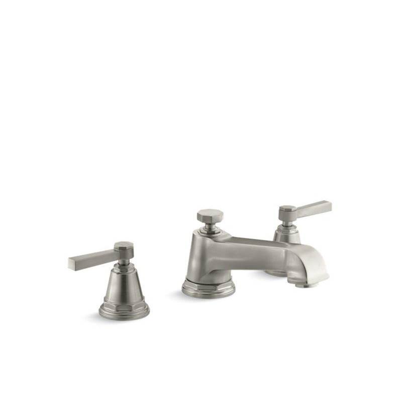 Pinstripe® Pure Deck-mount bath faucet trim with lever handles-shop