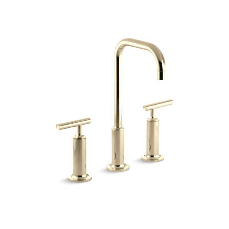 Purist® Widespread bathroom sink faucet with lever handles, 1.2 gpm-shop