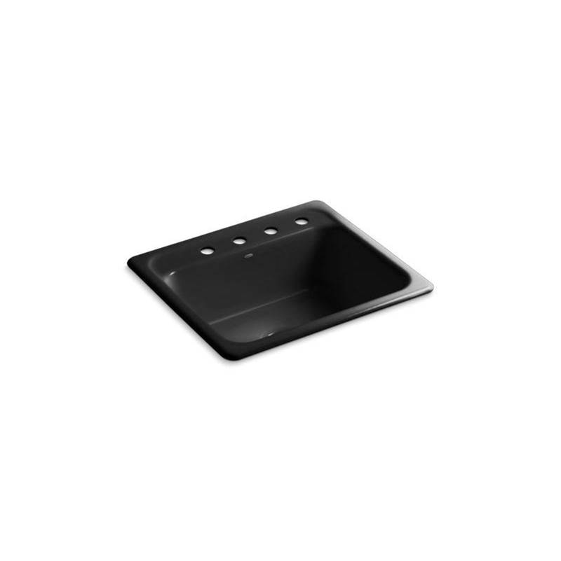 Mayfield™ 25'' x 22'' x 8-3/4'' top-mount single-bowl kitchen sink with 4 faucet -related