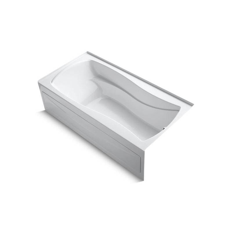 Mariposa® 72'' x 36'' alcove bath with integral apron, integral flange and right--related
