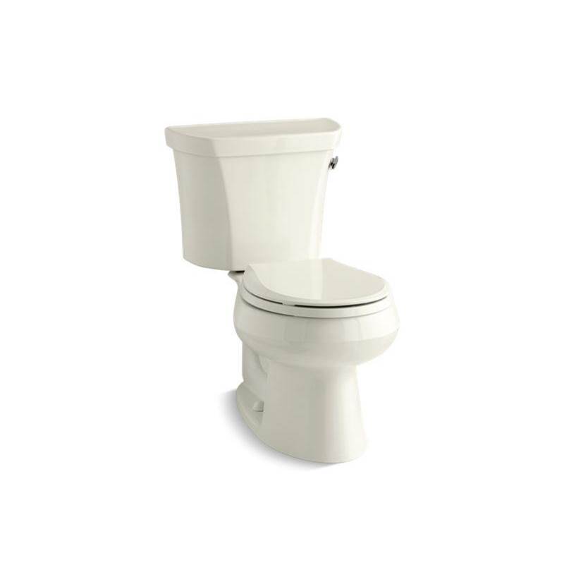 Wellworth® Two-piece round-front 1.28 gpf toilet with right-hand trip lever, tank-related