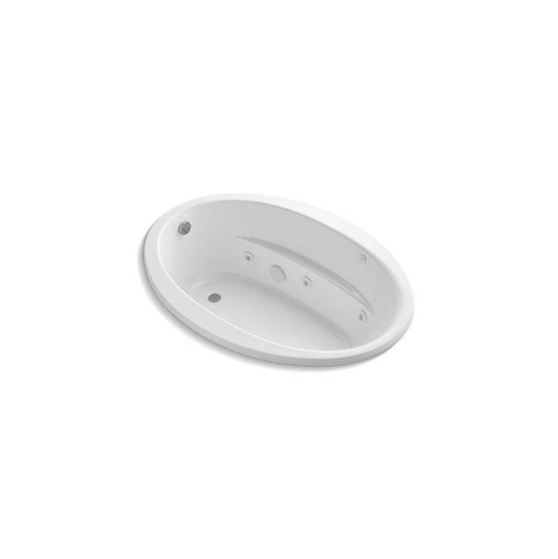 Sunward® 60'' x 42'' drop-in whirlpool bath with end drain, heater and custom pum-related