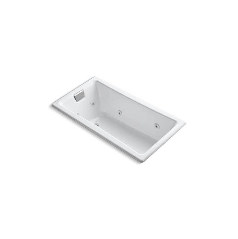 Tea-for-Two® 60'' x 32'' drop-in/undermount whirlpool bath, end drain-shop