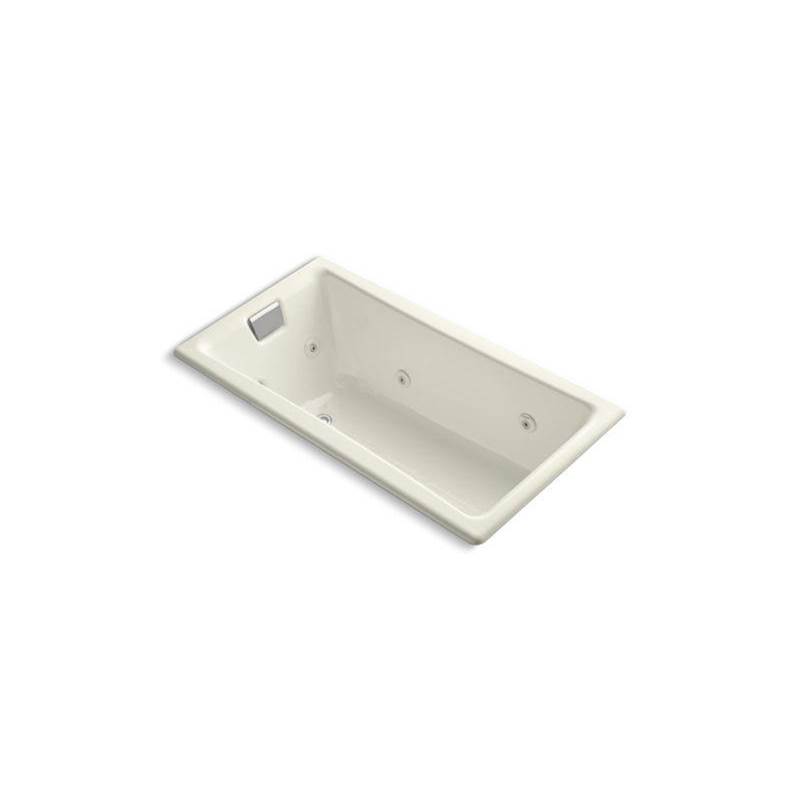 Tea-for-Two® 60'' x 32'' drop-in/undermount whirlpool bath, end drain-shop