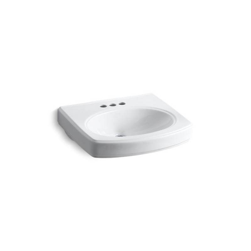 Pinoir® Bathroom sink basin with 4'' centerset faucet holes-related