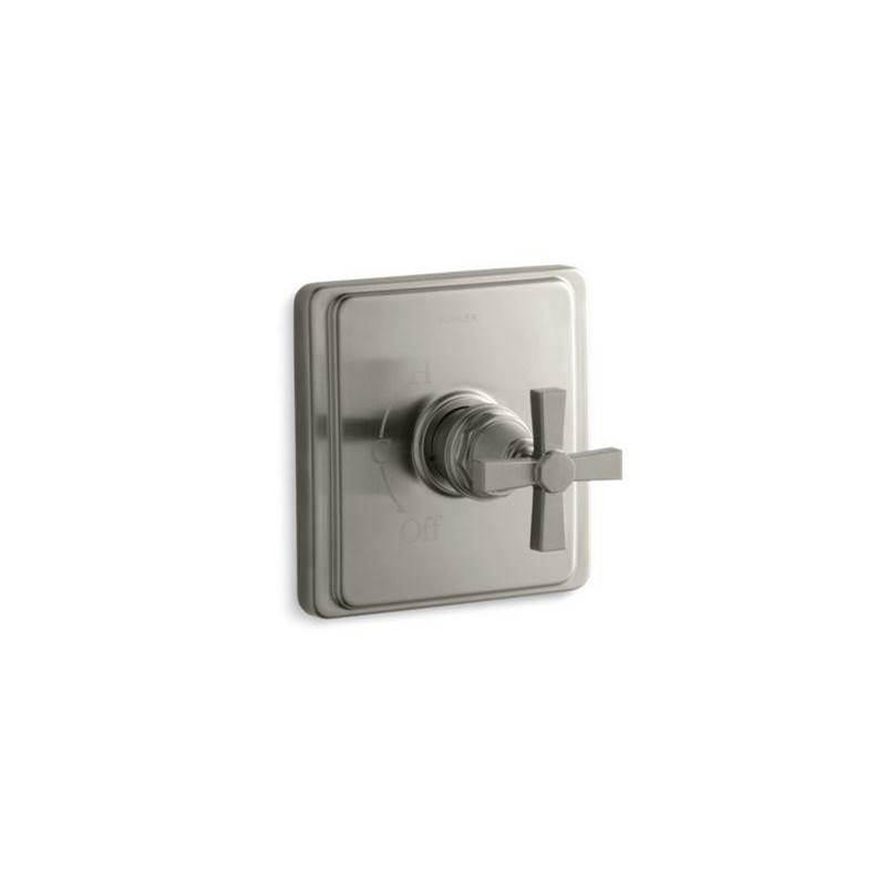 Pinstripe® Pure Rite-Temp® valve trim with cross handle-related