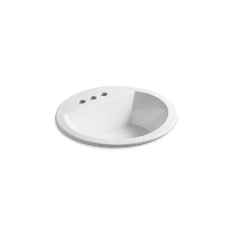 Bryant® Round Drop-in bathroom sink with 4'' centerset faucet holes-related