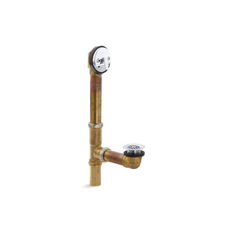 Swiftflo™ 1-1/2'' adjustable drain, 17-gauge brass, for 14'' to 16'' baths-shop