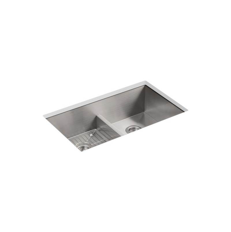 Vault™ Smart Divide® 33'' top-/undermount double-bowl kitchen sink-shop