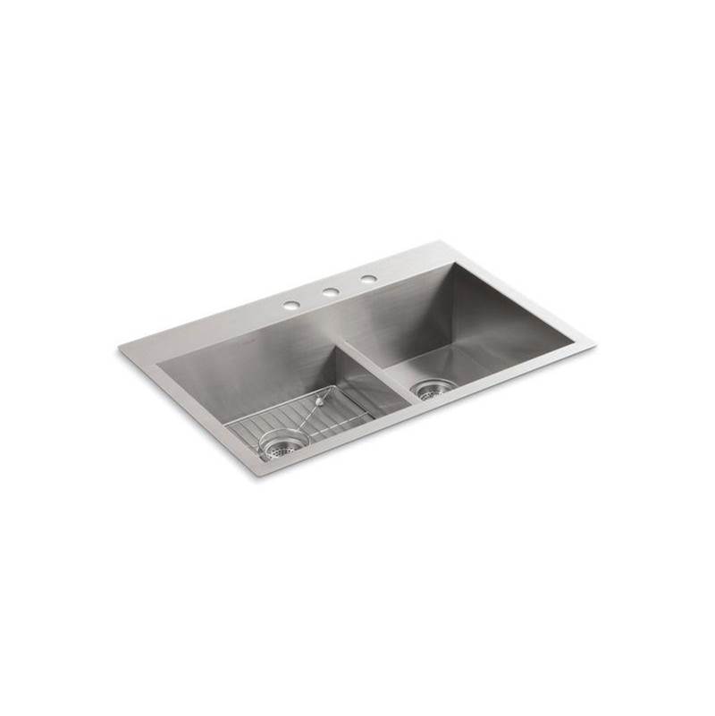 Vault™ Smart Divide® 33'' top-/undermount double-bowl kitchen sink-related