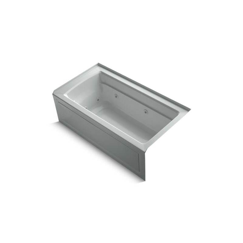 Archer® 60'' x 32'' alcove whirlpool bath with integral apron, integral flange an-shop