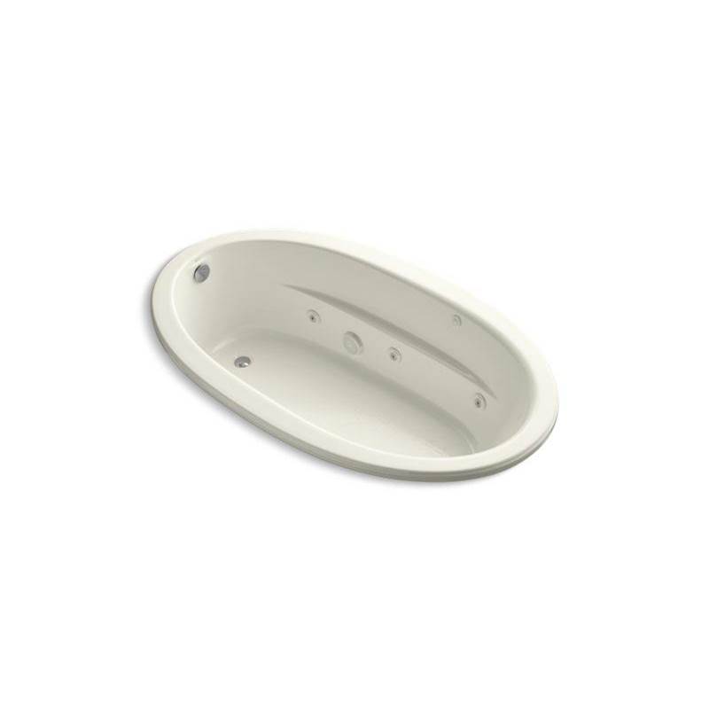 Sunward® 72'' x 42'' drop-in whirlpool bath with end drain, heater and custom pum-related