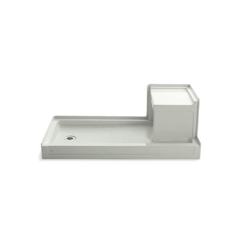 Tresham® 60'' x 32'' single threshold left-hand drain shower base with integral r-shop