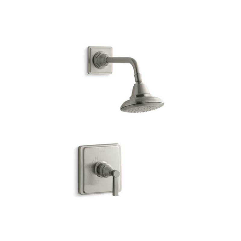 Pinstripe® Pure Rite-Temp® shower valve trim with lever handle and 2.5 gpm shower-shop