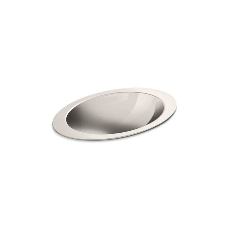Rhythm® Oval Drop-in bathroom sink with mirror finish-shop