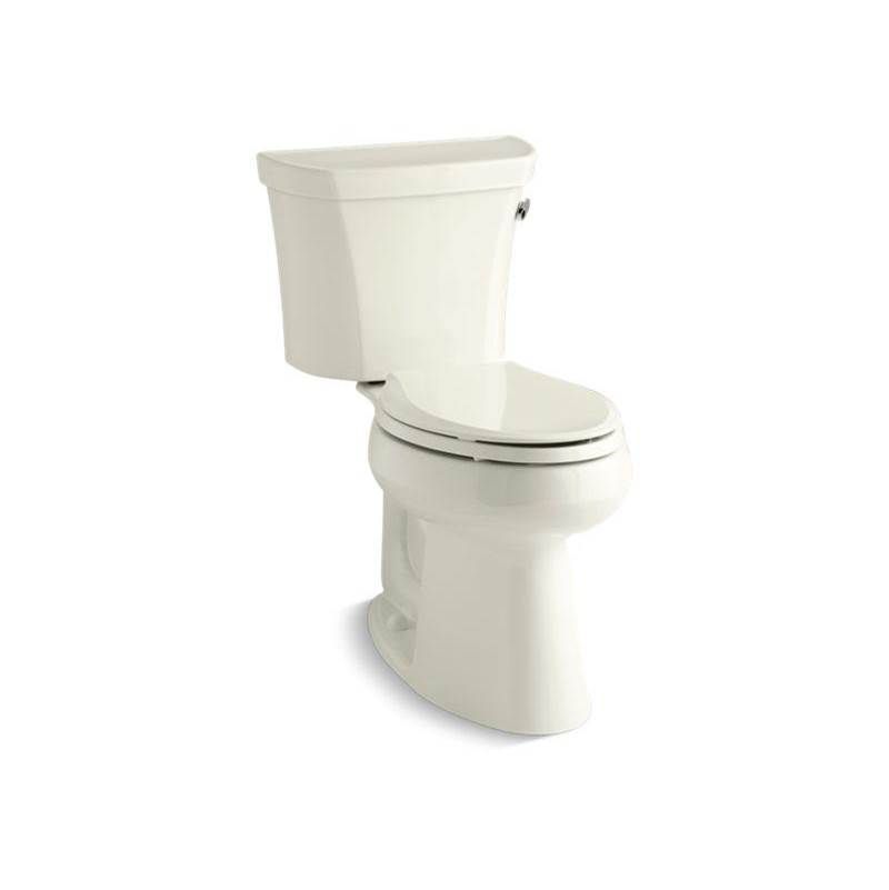 Highline® Two-piece elongated 1.28 gpf chair height toilet with right-hand trip l-shop