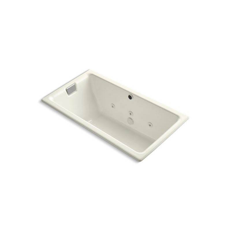 Tea-for-Two® 66'' x 36'' drop-in/undermount whirlpool bath, end drain-shop