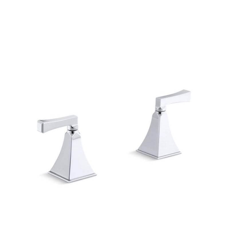 Memoirs® Stately Deck-mount high-flow bath valve trim and Deco lever handles, val-shop