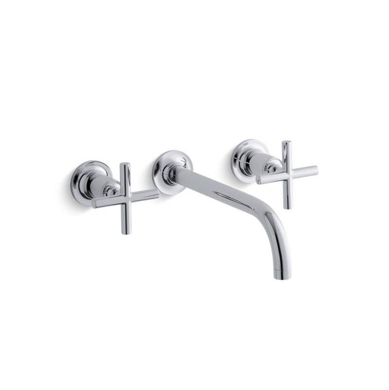 Purist® Widespread wall-mount bathroom sink faucet trim with cross handles, 1.2 g-related