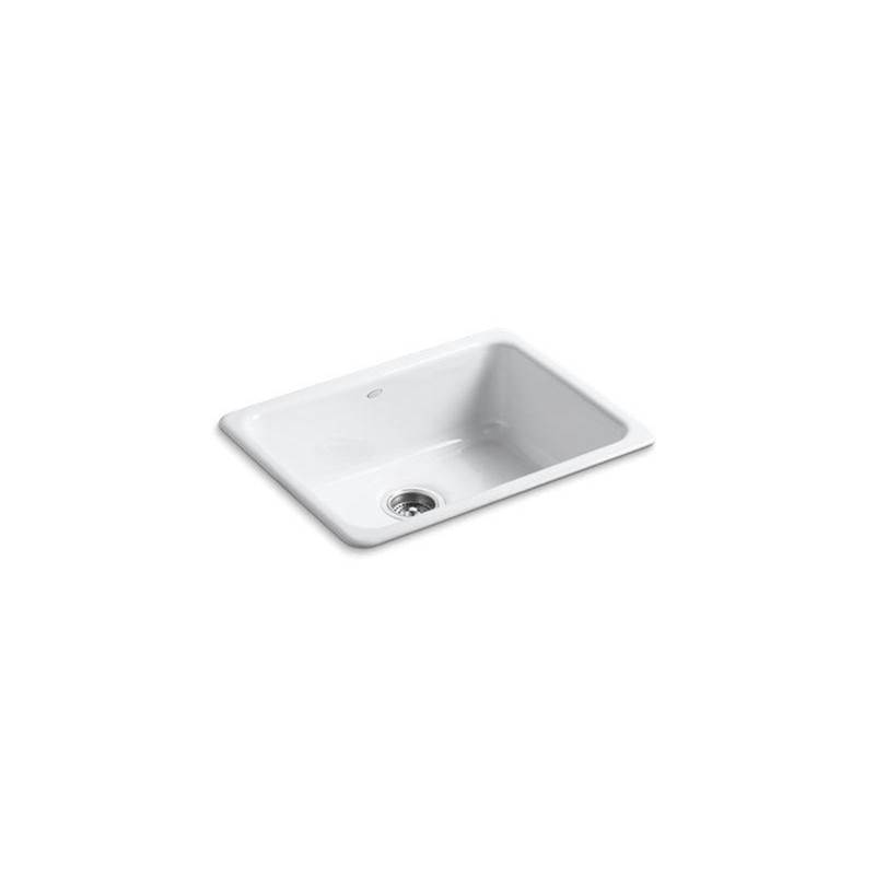 Iron/Tones® 24-1/4'' x 18-3/4'' x 8-1/4'' top-mount/undermount single-bowl kitche-shop