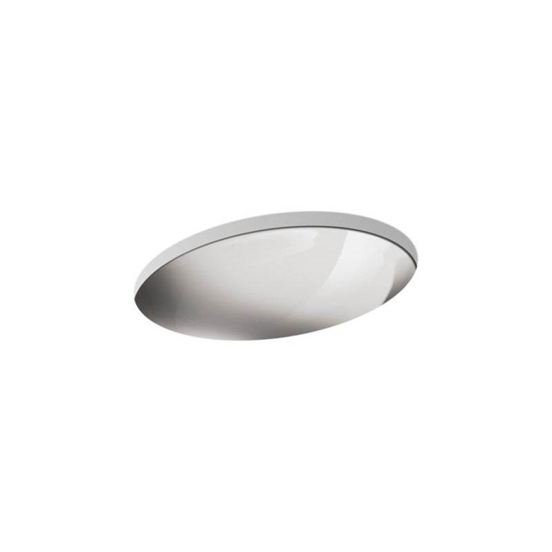 Rhythm® Oval Undermount bathroom sink with mirror finish-related