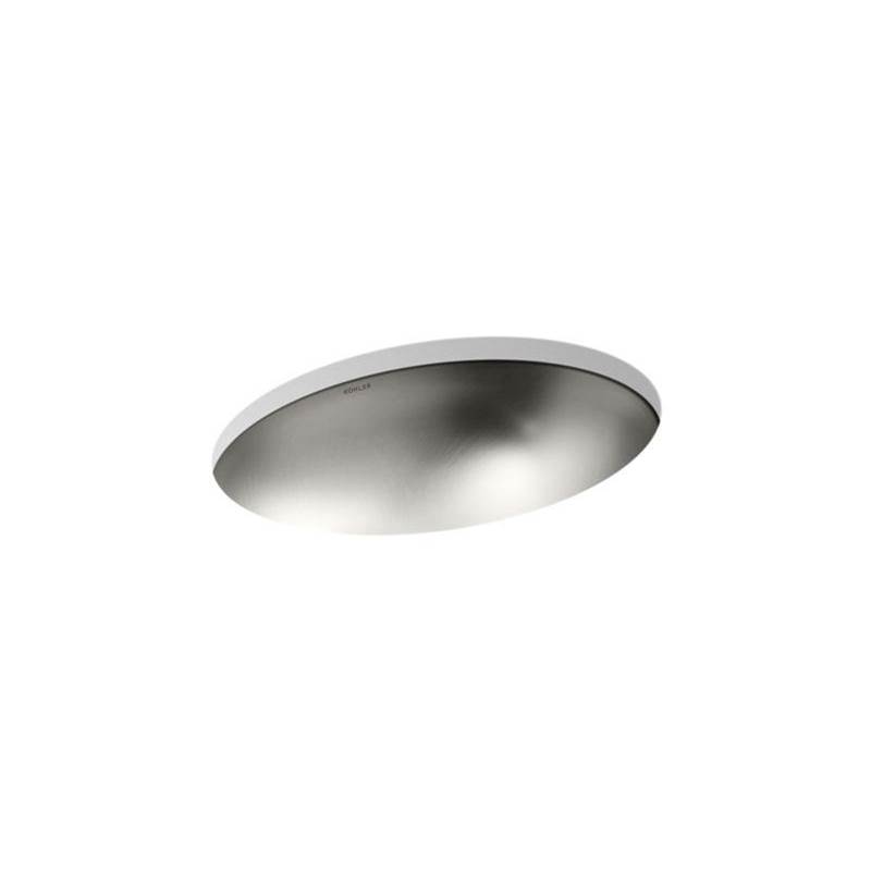 Rhythm® Undermount bathroom sink with satin finish-related