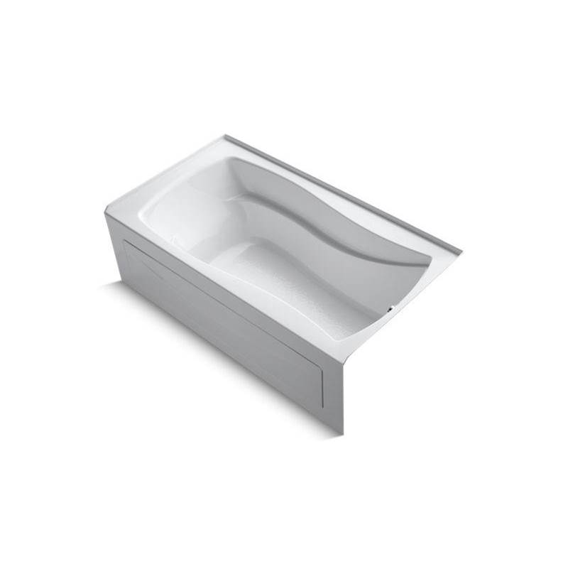 Mariposa® 66'' x 36'' alcove bath with integral apron and right-hand drain-shop