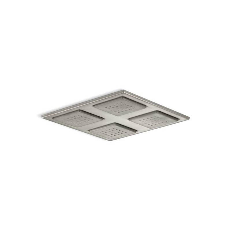 WaterTile® Rain Overhead shower panel with four 22-nozzle sprayheads-shop