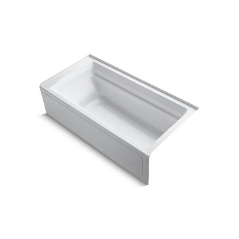 Archer® 72'' x 36'' alcove bath with integral apron and right-hand drain-shop