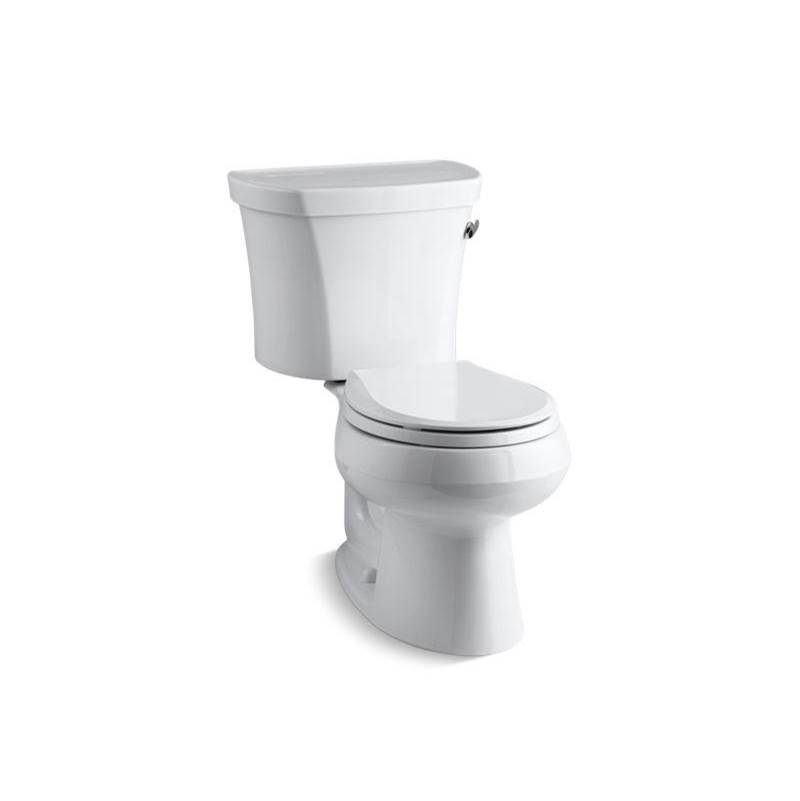 Wellworth® Two-piece round-front 1.28 gpf toilet with right-hand trip lever, tank-related