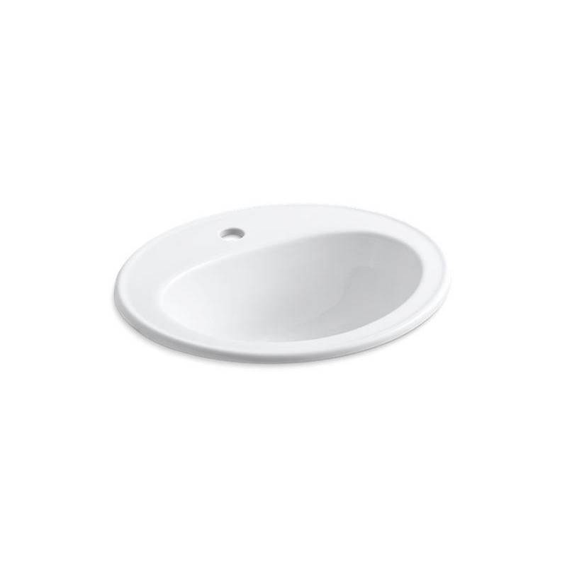 Pennington® Drop-in bathroom sink with single faucet hole-related