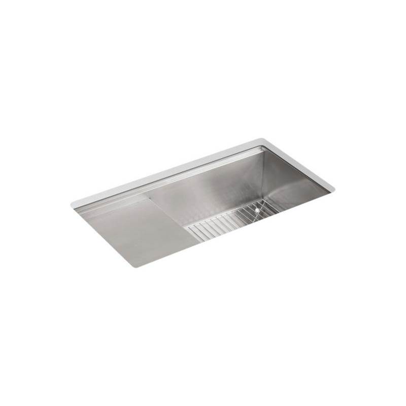 Stages™ 33'' x 18-1/2'' x 9-13/16'' undermount single-bowl workstation kitchen si-shop