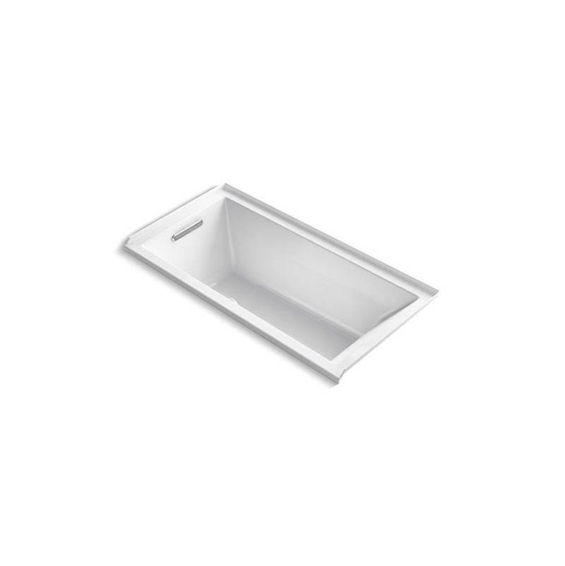 Underscore® 60'' x 30'' alcove bath with Bask® heated surface, integral flange an-shop