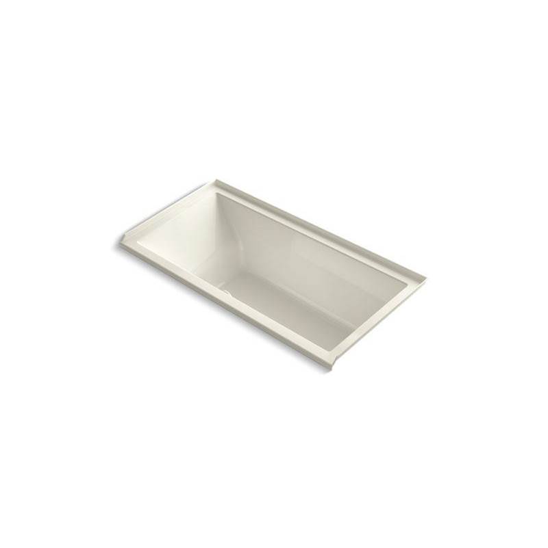 Underscore® 60'' x 30'' alcove bath with Bask® heated surface, integral flange an-related