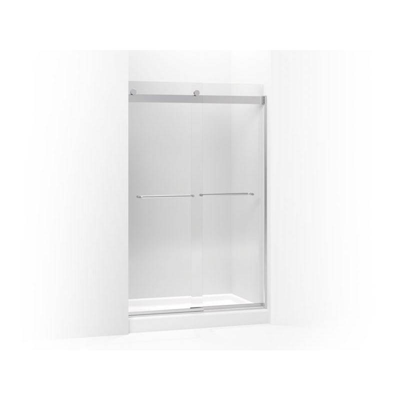 Levity® Sliding shower door, 74'' H x 44-5/8 - 47-5/8'' W, with 1/4'' thick Cryst-shop