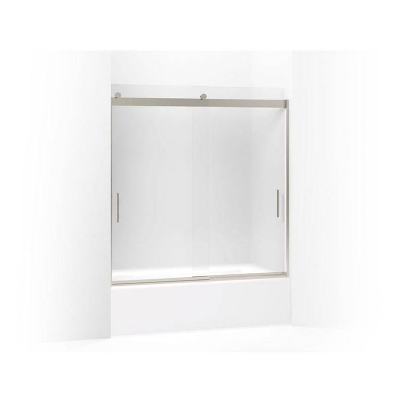 Levity® Sliding bath door, 62'' H x 56-5/8 - 59-5/8'' W, with 1/4'' thick Frosted-shop