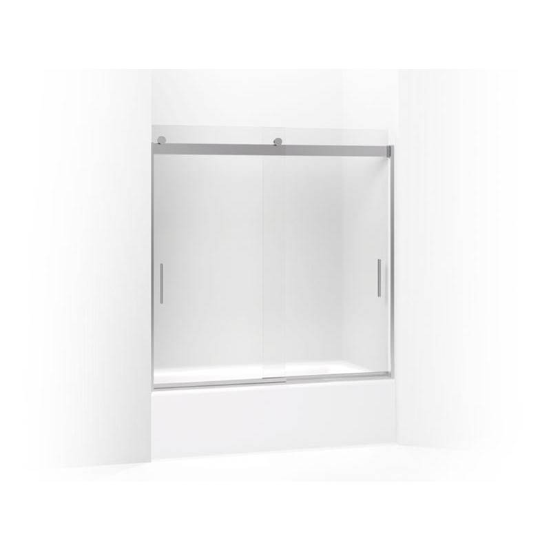 Levity® Sliding bath door, 59-3/4'' H x 56-5/8 - 59-5/8'' W, with 1/4'' thick Fro-shop