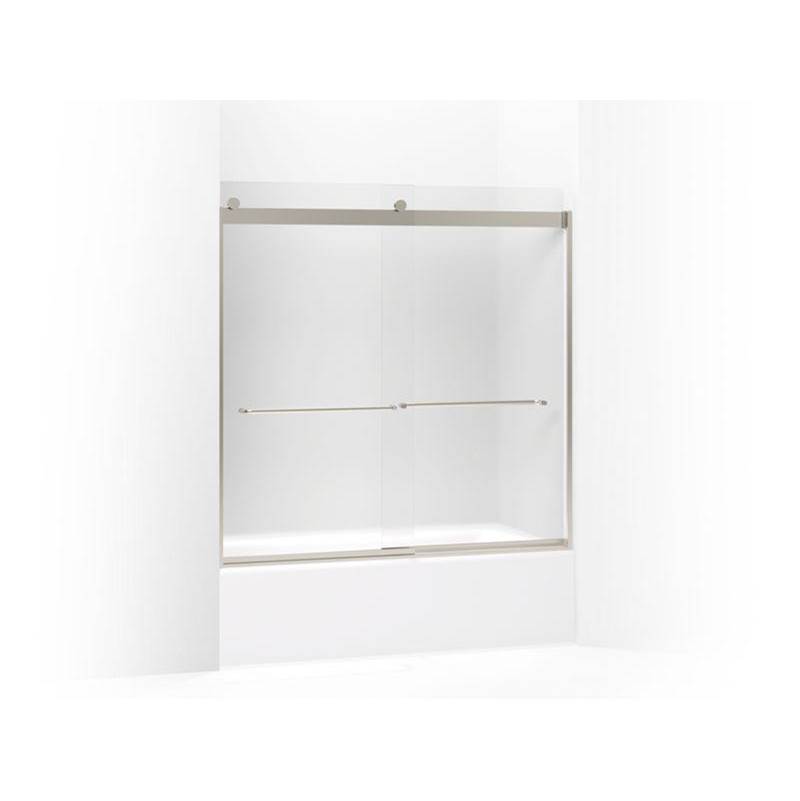 Levity® Sliding bath door, 59-3/4'' H x 56-5/8 - 59-5/8'' W, with 1/4'' thick Fro-shop