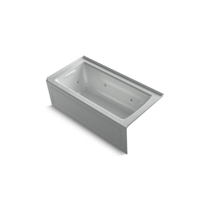 Archer® 60'' x 30'' alcove whirlpool bath with integral flange and left-hand drai-shop