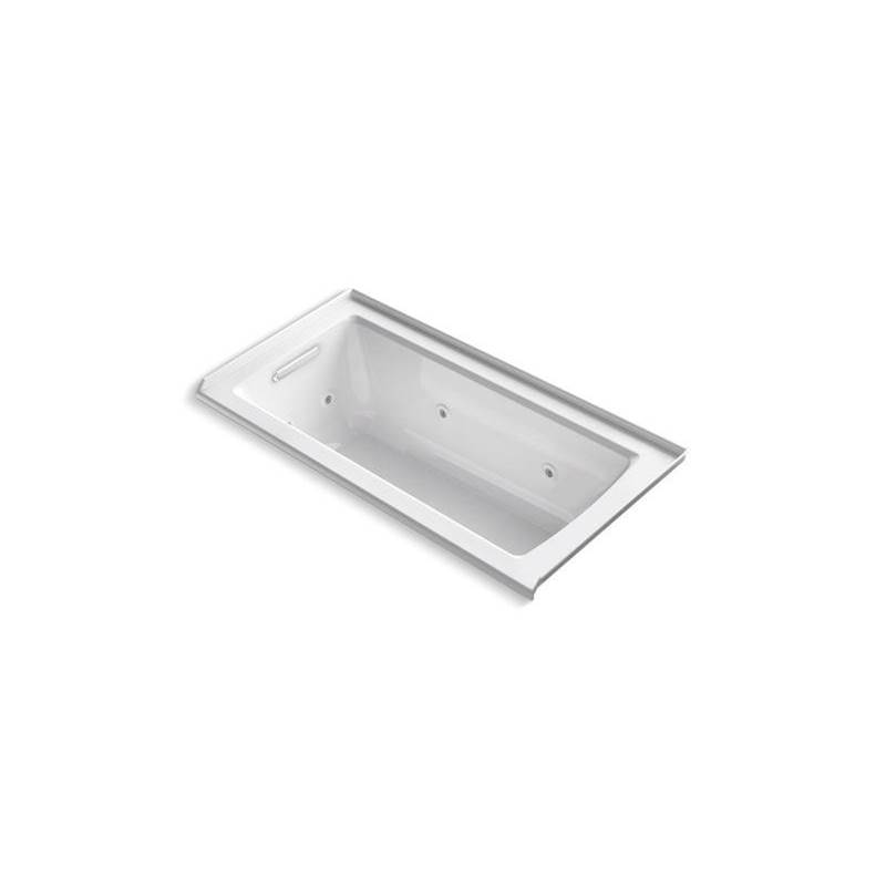 Archer® 60'' x 30'' three-side integral flange whirlpool bath with heater and lef-related