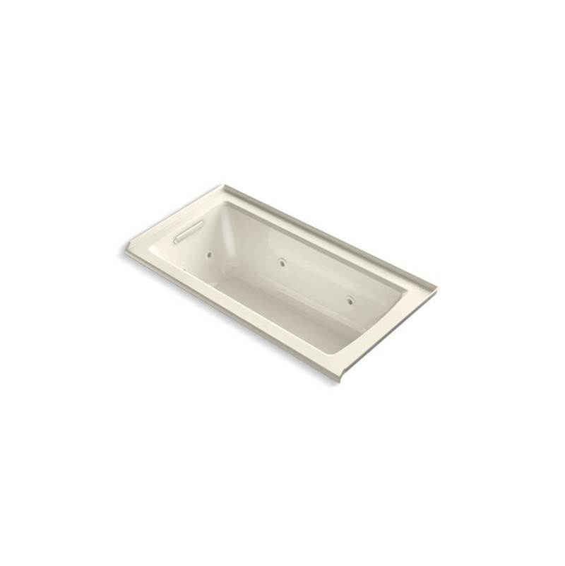 Archer® 60'' x 30'' alcove whirlpool bath with integral flange and left-hand drai-related
