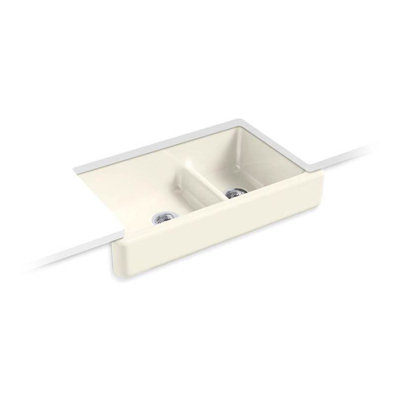 Whitehaven® Smart Divide® 35-1/2'' undermount double-bowl farmhouse kitchen sink -related