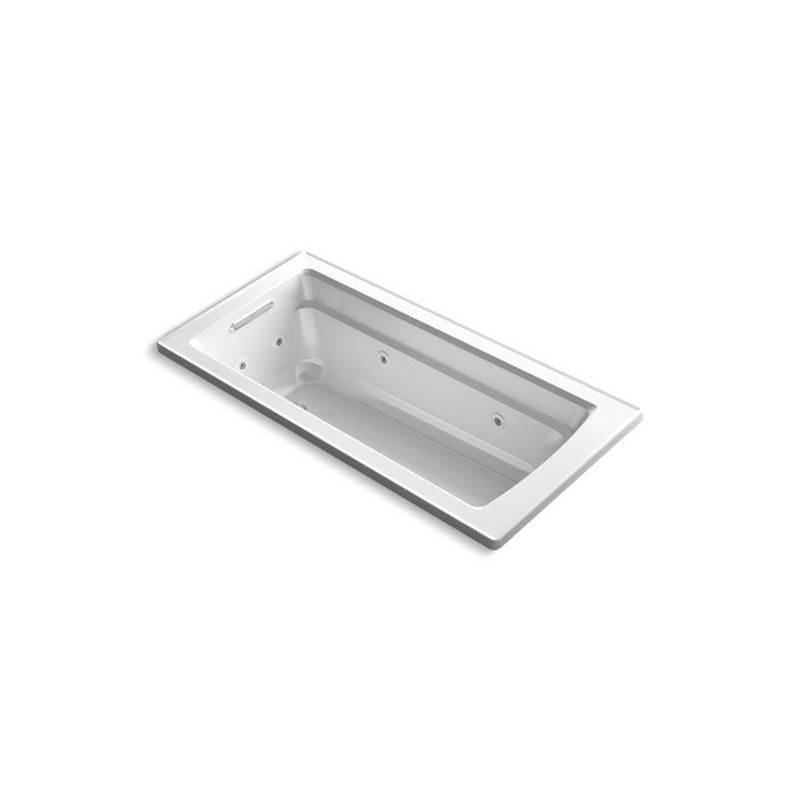 Archer® 66'' x 32'' drop-in whirlpool bath with Bask® heated surface-related