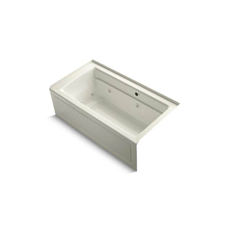 Archer® 60'' x 32'' alcove whirlpool bath with Bask® heated surface, integral apr-shop