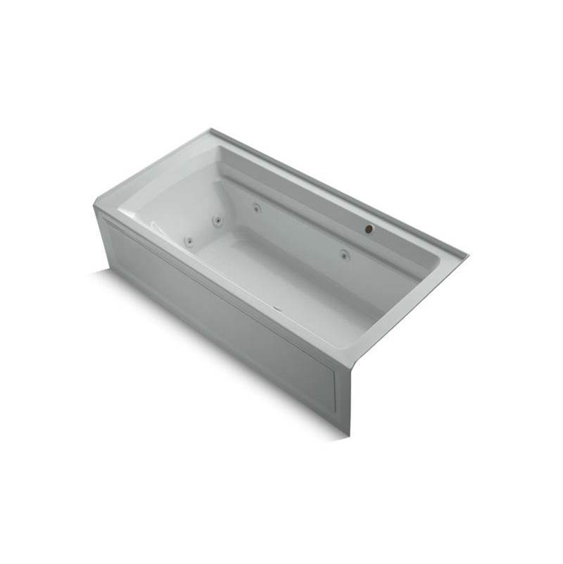 Archer® 72'' x 36'' alcove whirlpool bath with Bask® heated surface, integral fla-related