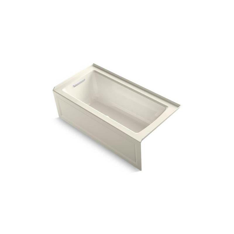 Archer® 60'' x 30'' integral apron Heated BubbleMassage™ air bath with left-hand -related