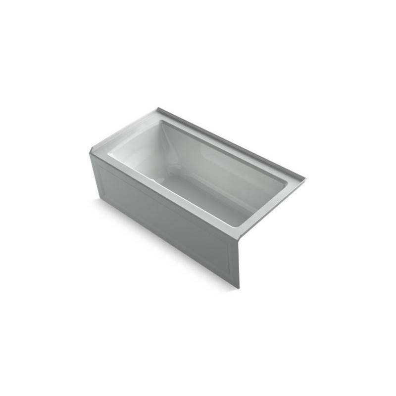 Archer® 60'' x 30'' integral apron Heated BubbleMassage™ air bath with right-hand-related