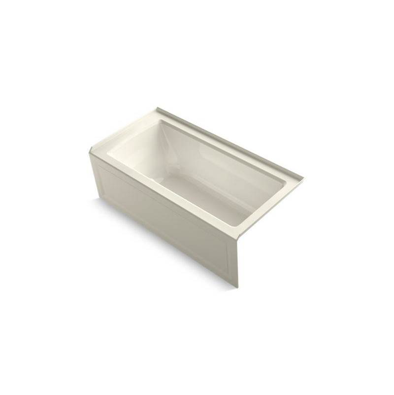 Archer® 60'' x 30'' integral apron Heated BubbleMassage™ air bath with right-hand-shop